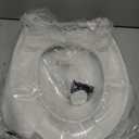 TOTO SoftClose Slow Close Elongated Toilet Seat and Lid, Cotton White - SS124#01