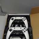 FCHOZY 2026 Upgraded Retro Gaming Console, Classic Video Games with 4K HDMI, 20,000+ Games and 23 Emulators, Nostalgia Game Stick Pro, Upgraded Dual 2.4G Wireless Controllers 64GB (White)