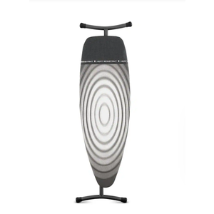 Ironing Board D 53 x 18 In with Heat Resistant Parking Zone, Titan Oval Cover and Black Frame