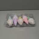 Assorted Ice Cream Ornaments, 5pcs 6' Foam Pastel Hanging Christmas Tree Mini Dessert Ornaments for Xmas Decoration