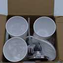 Bathroom Accessory Set, 4 pcs Shatter-Resistant Resin Bathroom Accessories Set Include Lotion Soap Dispenser Toothbrush Holder Soap Dish Modern Bathroom Decor, Gift for Home (White 4pcs)