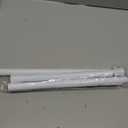 Tension Rod for Windows 28 to 48 Inch,Spring Curtain Rods No Drilling 7/8" Diameter White Tension Rods Adjustable Curtain Rods Expandable Pressure Spring Tension Rods for Closet, Doorway