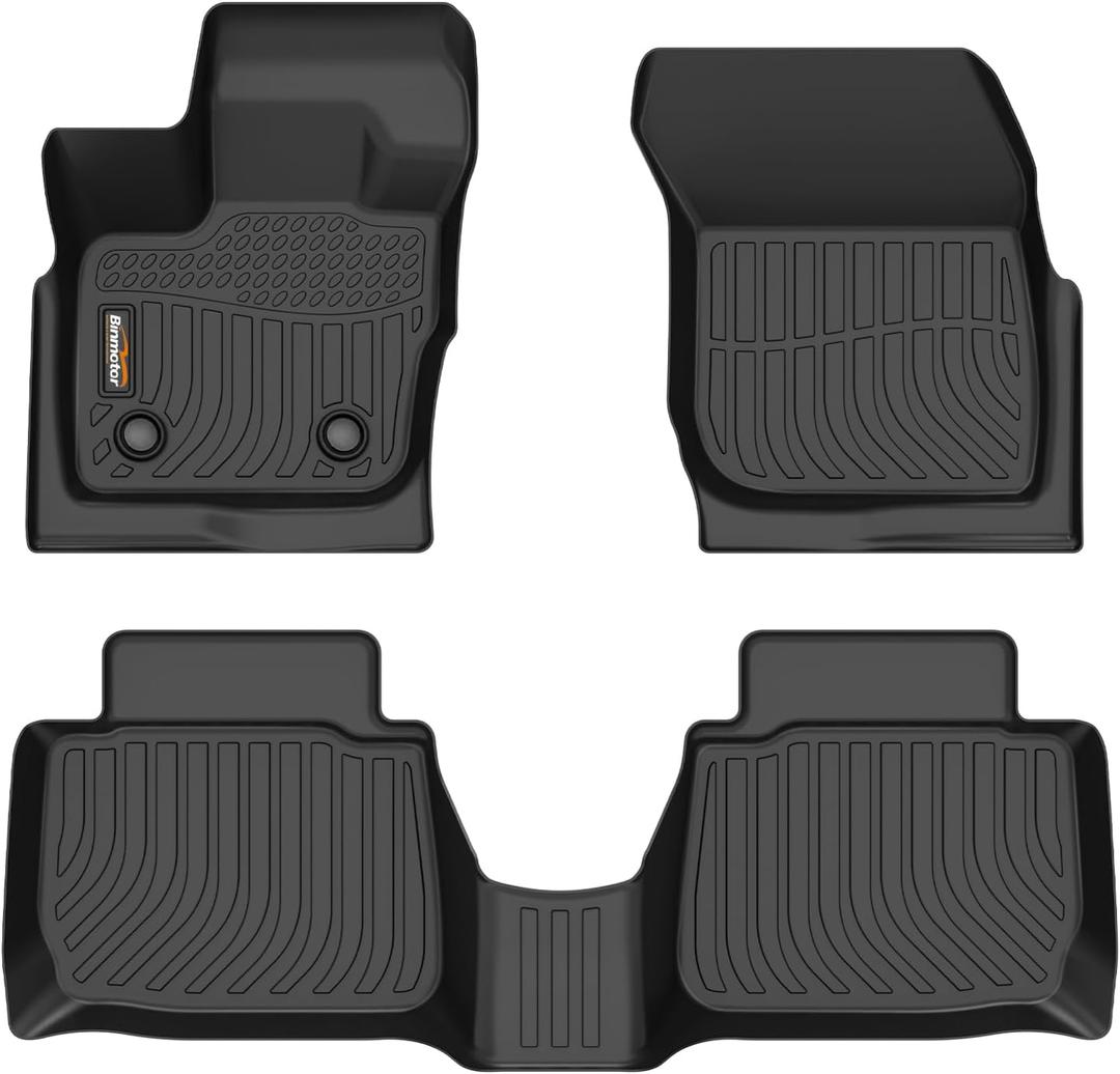 Floor Mats for Ford Fusion (2017-2020, Not for Hybrid),for Lincoln MKZ(2017-2020), Include Hybrid Version, TPE All Weather Car Mats for Ford Fusion Accessories for Lincoln MKZ Car Floor Mat - 
26"L x 18"W x 4.5"Th