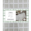 Lintex Tablecloth 52x70 Inches, Gray 