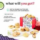 David's Cookies Happy Birthday Gift Sampler Tin Crunchy Gourmet Cookies Bakery Snack Gift for Birthdays, Celebrations and Special Occasions Shortbread Cookies
