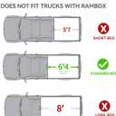 YITAMOTOR Low-Profile Hard Tri-Fold Bed Cover for 2010-2026 Ram 2500 6.4ft
Low-Profile Hard Tri-folding Truck Bed Tonneau Cover Compatible with Dodge Ram 2500 3500 2010-2026 6.4 Feet Bed w/o Rambox