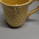Boston International Embossed Ceramic Coffee Mug/Cup, 13-Ounces, Honeycomb