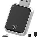 2026 Upgraded USB Wireless CarPlay Adapter for iPhone, Bluetooth 5.8 and Wi-Fi 6, Automatic & Zero-Delay Connection, Android auto Carplay Wireless Adapter for Android and iOS Systems. (Light Gray)
