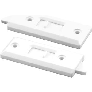 Prime-Line F 2722 3-1/4 In., White Plastic, Spring-Loaded Tilt Latch (1 Pair)