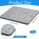 Needle Felting Pad, Needle Felt Pad, Grey Felting Mat, 8 X10 Inch, Thick and Firm, Wool Pressing Mats for Quilting for Any Wool Feltings Supplies