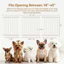 Dog Gate Indoor,18"-45" Adjustable Extra Wide Metal Short Dog Gate to Step Over, 18" Tall Small Pet Gate with 3 Extension Kits, Pressure Mounted for Doorways & Stairs