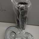 Kingsyard Finch Feeders for Outdoors Hanging, Metal Mesh Tube Bird Feeder For Nyjer/Thistle Seed, 2.5 lbs Large Capacity (Grey)