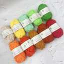 Acrylic Yarn Skeins 24 Assorted 432yard for Knitting and Crochet Yarn Projects Multi-Pack Starter Kit