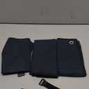 Handy Picks Microfiber Golf Towel (16" X 16") with Carabiner Clip, Waffle Pattern Golf Towel Hook and Loop Fastener - The Convenient Golf Cleaning Towel (Black)