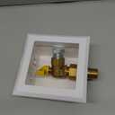 HYDRO MASTER Gas Outlet Box1/2" NPT, Gas Supply BoxWhite (1/2-Inch)