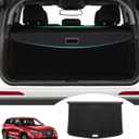 Powerty Cargo Cover for 2020-2025 Lincoln Corsair Accessories Trunk Cover Retractable Trunk Shielding Shade Cargo Luggage Cover Black