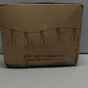 Brightever 120FT Outdoor String Lights Waterproof, 2700K Bright LED Patio Lights with 62 ST38 Shatterproof Vintage Bulbs, Retro Connectable Edison String Lights for Outside, Garden, Balcony, Porch (120FT-Warm White, Black Wire)