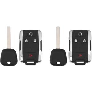 X AUTOHAUX M3N-32337100 315MHz Keyless Entry Remote Ignition Transponder Key Fob for Chevrolet Silverado for GMC Sierra 2014-2018 for GMC Canyon 2015-2021 4 Buttons 2pcs