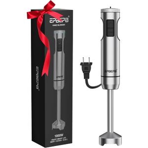 Handheld Immersion Blender, Wired, 11-Speed Adjustable, 1000W Pure Copper Motor, Gift-Box Packaging, Perfect For Smoothies And Soup Mixing, Essential Kitchen Helper