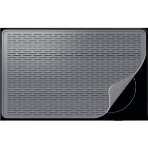 YUHFERA Stove Top Cover for Electric Stove - Silicone Stove Mat for Glass Top, Glass Cooktop Protector, XL Dish Drying Mats For Kitchen,Oven Covers for Electric Stove (Gray,36 x 21)