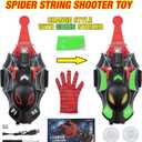 Spider Web Shooter - Real Web Slinger that Actually Shooters for Kids, USB Type c Charging, Launcher Distance 8ft, Cool Gadgets Toy Things for Superhero Role-Play