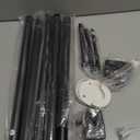 Moxweyeni Front Door Garland Hanger, Adjustable Width 31.5"-94.5", Stainless Steel Christmas Decoration Holder Garland Hanger for Door Frame Doorway Wreath Lights Outdoor, No Screws or Nails