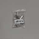 4 Packs 3/4 Inch Closet Rod Holders, Stainless Steel Closet Rod End Supports, Heavy Duty Curtain Pole Sockets Shower Flange Rod Holder, O-Shaped with Screws (Silver)