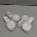 Elegear Suction Cup Shower Hooks for Loofah, Robe, Towel, Heavy Duty (4-Pack) Waterproof , Reusable Vacuum Suction Hooks for Bathroom Kitchen (Large)