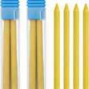 PATIKIL 12Pcs 5.6mm 2B Carpenter Pencil Lead Refills, Solid Dry Pencil Refills Break Resistant Lead Refill for Mechanical Carpenter Pencil Construction Pencils Art Drafting, Yellow