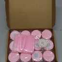 24 Pcs Cross Soap Baptism Favors Set Baby Baptism Favor Scented Soap Favors for Baby Shower Christening Communion Wedding Bridal Party Guests Decoration (Pink)
