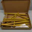 Wokceer Wedding Arch Backdrop Stand Square 6.6FTx6.6FT Gold Metal Balloon Arch Stand Garden Arbor Backdrop Frame for Wedding Birthday Party Baby Shower Photo Booth Background Decoration