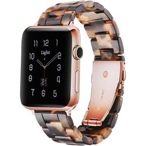 Light Apple Watch Bands-Apple Watch Bands for Women Men Compatible with Apple Watch Series 11 SE 10 9 8 7 6 5 4 3 iWatch Bands, Tortoise Stone, 38mm/ 40mm/ 41mm/ 42mm(Series 11 10)