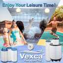 Vexca Spa Filter Replacement for Unicel C-8325, FC-2790, PSD125U, Sundance 6540-490, Guardian817-199, 03FIL1400, 81254, 125 Sq.Ft, 1 Pack