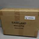 EASELAND Queen Size Mattress Pad Pillow Top Mattress Cover Quilted Fitted Mattress Protector Cotton Top Stretches up 8-21" Deep Pocket Cooling Mattress Topper (60x80 inch, White)