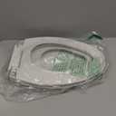 Toilet Seat, Elongated Toilet Seat with Toddler Seat Built in, Potty Training Toilet Seat Elongated Fits Both Adult and Child, with Slow Close and Magnets- Elongated (White)