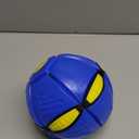 BOTIZR Flying Saucer Ball for Dogs,Pet Toy Interactive Flying Saucer Dog Toy Portable,Outdoor Yard Dog Toys,Perfect Doggy Disc Ball (Blue)