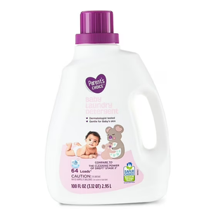 Parent's Choice Baby Liquid Laundry Detergent, 100 fl oz, 64 Loads