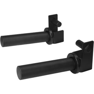 Yes4All Power Rack J-Hooks & Attachments  Heavy Duty Barbell Holders Compatible with 2x2 & 3x3 Power Racks for Home Gym (C. Weight Plate Holder Attachment 3x2 inches)