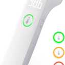 Thermometer for Adults and Kids, Fast Accurate Baby Thermometer, Fever Alarm & Mute Mode, Baby Essentials - Lifetime Support (White)