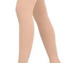 Athbavib 20-30mmHg Compression Stockings for Women and Men, Thigh High Closed Toe Medical Graduated Compression Socks, Best Support for Treatment Varicose Veins Swelling (Large, Open Toe-Beige)