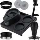 Normcore 53.3mm 7-in-1 Compact Barista Kit: Coffee Tamper, Distributor Tool, WDT with Stand, Dosing funnel, Puck Screen, Tamping Mat, Portafilter Stand, Barista Essentials Kit for Breville Sage 54mm