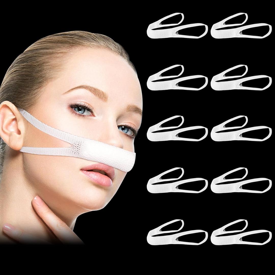 20 Pcs External Nasal Bandage Elastic Bandage for use After Nasal Surgery Dressing Rack with high Nasal Absorption Capacity