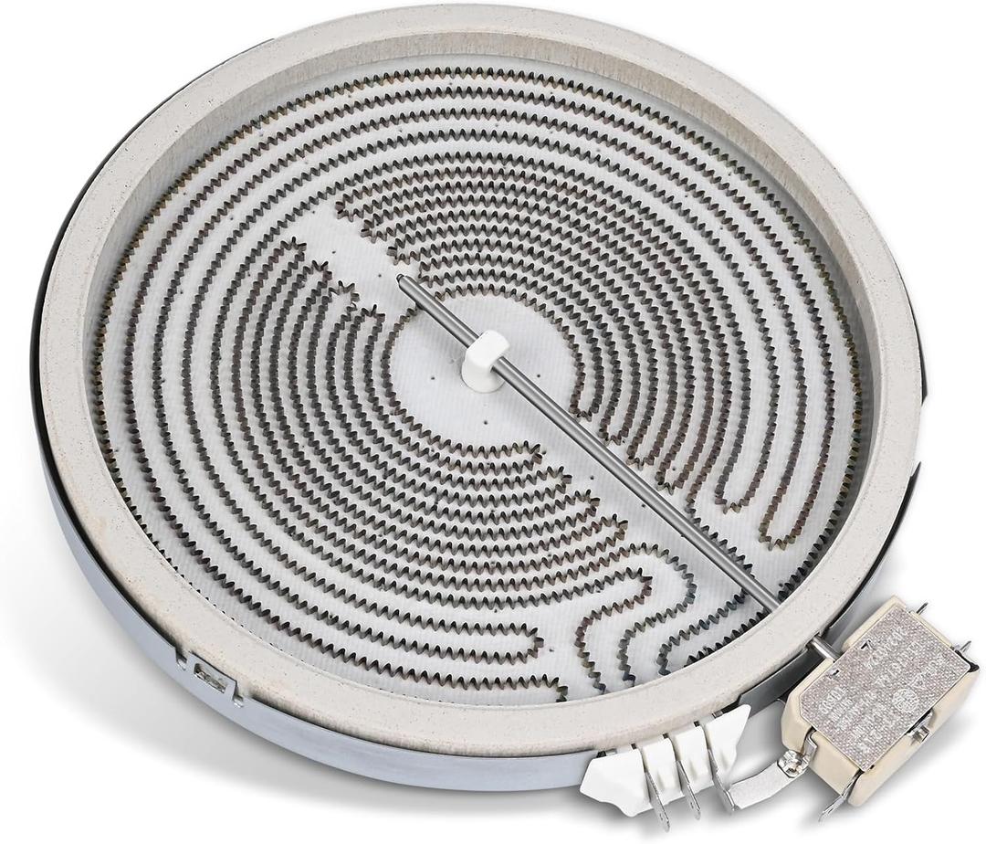 Improve 316555800 W10823692 Dual Radiant Surface Element 9 in/6 in AP4556791 Fit For Frigidaire For Kenmore For Whirlpool Stove Dual Haliant Surface Replace DG47-00022A 316418401 316418400 WPW10275049