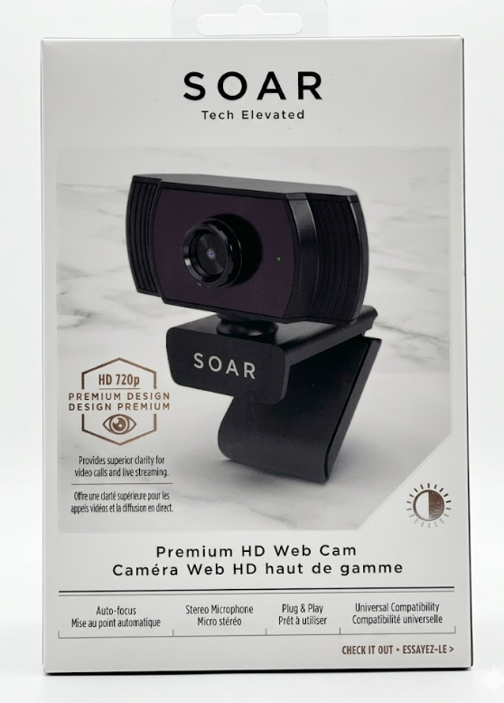 Soar Premium HD Web Cam HD 720p 30fps - Brand New Sealed!
