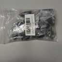 Iron Baluster Shoes Stair Flat Shoe with Screw for 1/2 Inch Square Scroll Basket Twist Knuckle Staircase Balusters Metal Spindle Railing, Satin Black (12 Pcs)