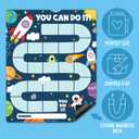 Hadley Designs Space Reward Chart for Home-Magnetic Responsibility Chart for Kids, Reward Chart for Toddlers 2-4 Years, Good Behavior Chart for Kids at Home