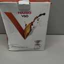 Hario V60 Ceramic Pour Over Coffee Set, Size 02, White
