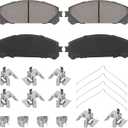 Front Ceramic Brake Pads Set for Toyota Highlander 2008-2019, Sienna 2011-2020, for Lexus RX350 2010-2020, RX450h 2010-2019, for NX200t NX300 NX300h, RX350L RX450hL, 4PCS