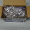 ANDGOO Large Suction Cup Hooks for Shower, Removable Shower Hooks, Heavy Duty Towel Hook for Bathrooms Robe Looafh, Strong Suction Double Hooks for Glass Window Door Mirror Tile (Clear, 4 Pack)