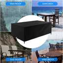 Garden Furniture Covers Outdoor Custom Made Dust-Proof Rain Cover Protective Cloth Swing Table and Chair Sun Protection,
Waterproof Cover 38x80x31"